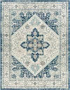 Battle Ground Traditional Teal Area Rug