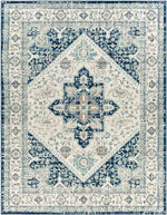 Battle Ground Traditional Teal Area Rug