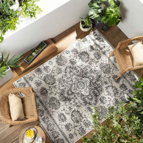 Beverly Shores Traditional Gray Area Rug