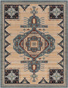 Bruceville Global Peach Area Rug