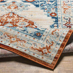 Burket Traditional Rust Area Rug
