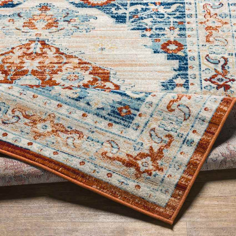 Burket Traditional Rust Area Rug