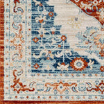 Burket Traditional Rust Area Rug