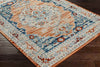 Burket Traditional Burnt Orange Area Rug