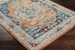 Burket Traditional Burnt Orange Area Rug