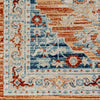 Burket Traditional Burnt Orange Area Rug