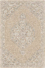 Warren Park Traditional Camel Area Rug