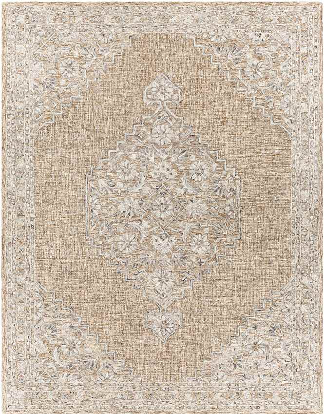 Warren Park Traditional Camel Area Rug