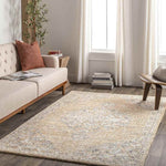 Warren Park Traditional Camel Area Rug