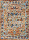 Cannelburg Traditional Burnt Orange Area Rug