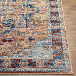 Cannelburg Traditional Burnt Orange Area Rug