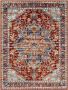 Cannelburg Traditional Garnet Area Rug