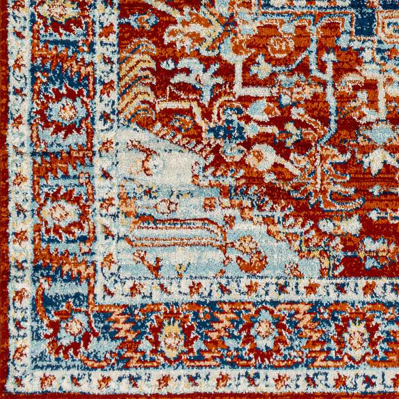 Cannelburg Traditional Garnet Area Rug