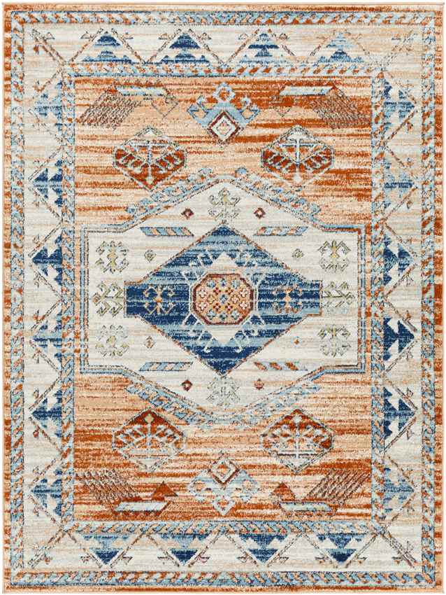 Cayuga Traditional Burnt Orange Area Rug