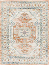 Cedar Lake Traditional Orange Area Rug