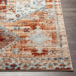 Riczi Traditional Burnt Orange Area Rug