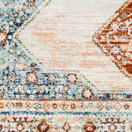 Charlottesville Traditional Burnt Orange Area Rug