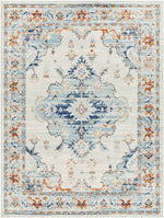 Mhilea Traditional Ivory Area Rug
