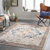 Chesterton Traditional Burnt Orange Area Rug