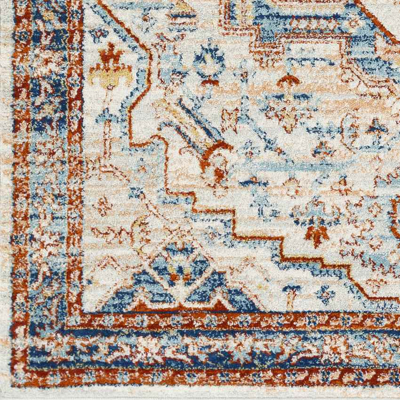 Chesterton Traditional Burnt Orange Area Rug