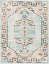 Chrisney Traditional Pale Blue Area Rug