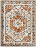 Corunna Traditional Burnt Orange Area Rug