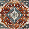 Sam Traditional Burgundy Area Rug