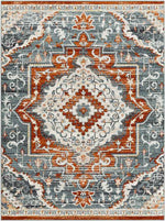 Sam Traditional Navy Area Rug