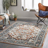 Corydon Traditional Navy Area Rug