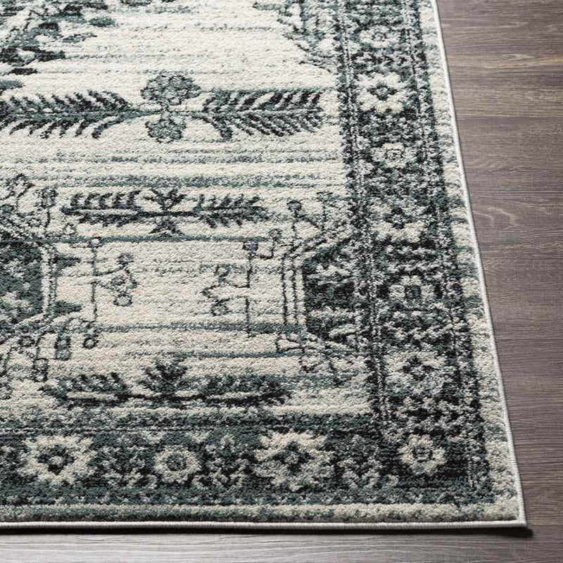 Darmstadt Traditional Pale Blue Area Rug