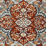 Decker Traditional Tangerine Area Rug