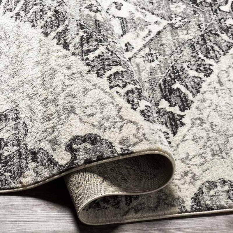 Edinburgh Traditional Charcoal Area Rug