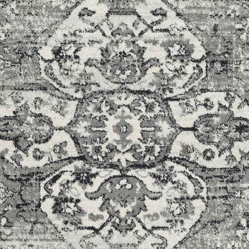 Edinburgh Traditional Charcoal Area Rug