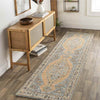 McCullom Lake Traditional Peach Area Rug