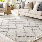 New Grand Chain Global Charcoal Area Rug