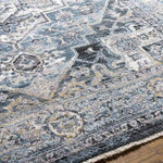 Renwick Traditional Dark Teal Area Rug