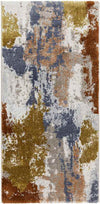 Kevil Modern Burgundy Area Rug