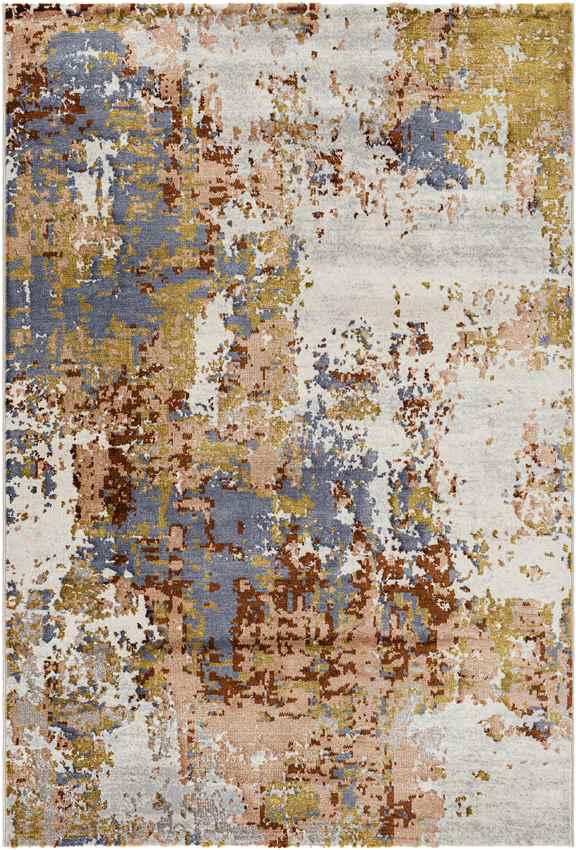 Knott Modern Burgundy Area Rug
