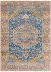 Sanborn Traditional Rust Area Rug