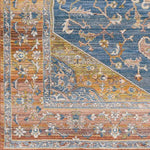 Sanborn Traditional Rust Area Rug