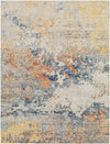 St Donatus Modern Burnt Orange Area Rug