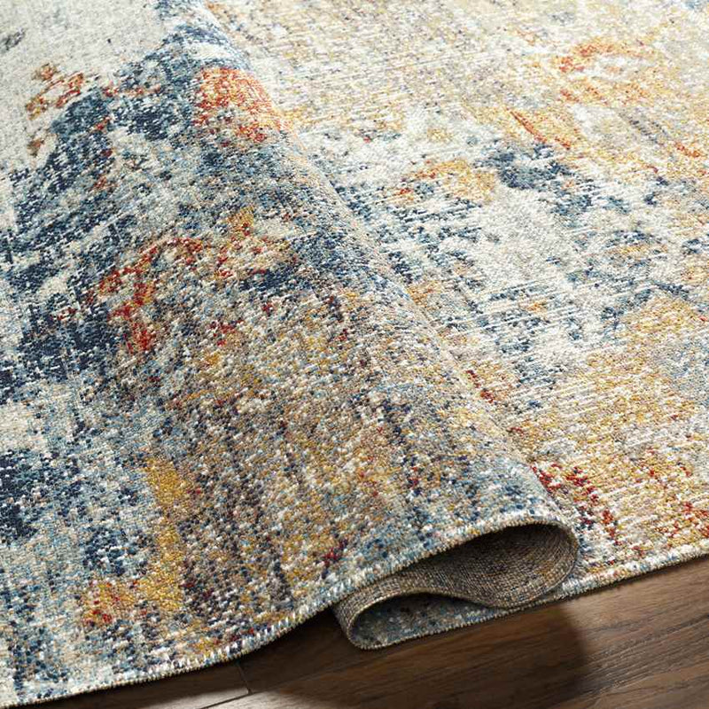 St Donatus Modern Burnt Orange Area Rug
