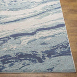 Stacyville Modern Pale Blue Area Rug
