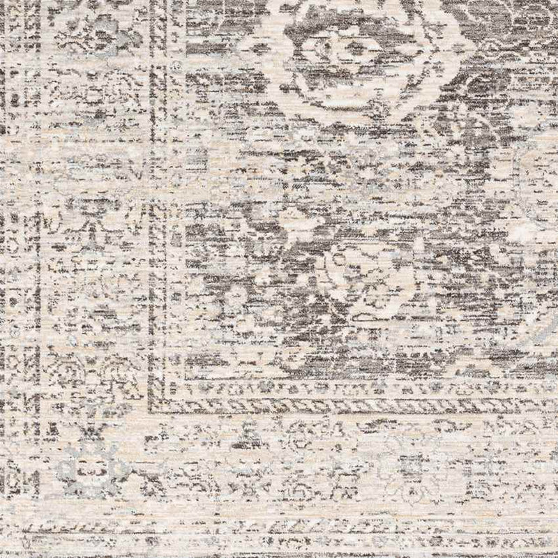 Van Wert Traditional Charcoal Area Rug
