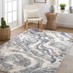 Vining Modern Charcoal Area Rug