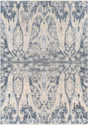 Volga Traditional Dark Blue Area Rug