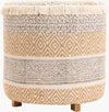 Opuzen Brown Ottoman