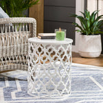 Pram White End Table