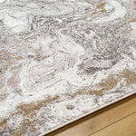 Gruver Modern Light Gray Area Rug