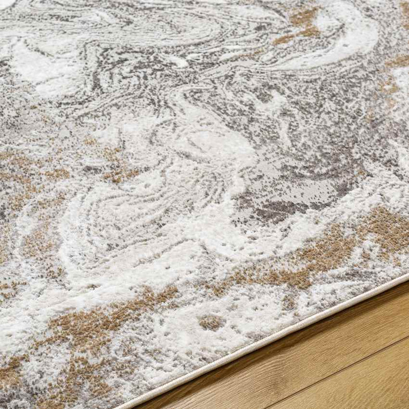 Gruver Modern Light Gray Area Rug